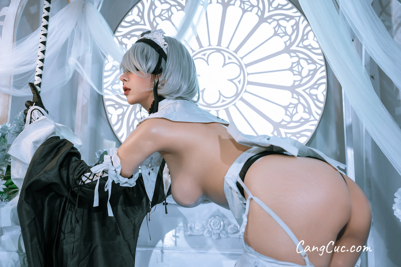 Coser@云溪溪 (Yunx1x1) & 奶桃 – 2B本 YoRHa No.2 Type B 上 ảnh 63